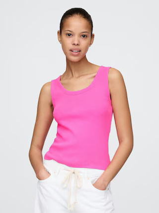 Rib Scoop Tank Top | Gap (US)