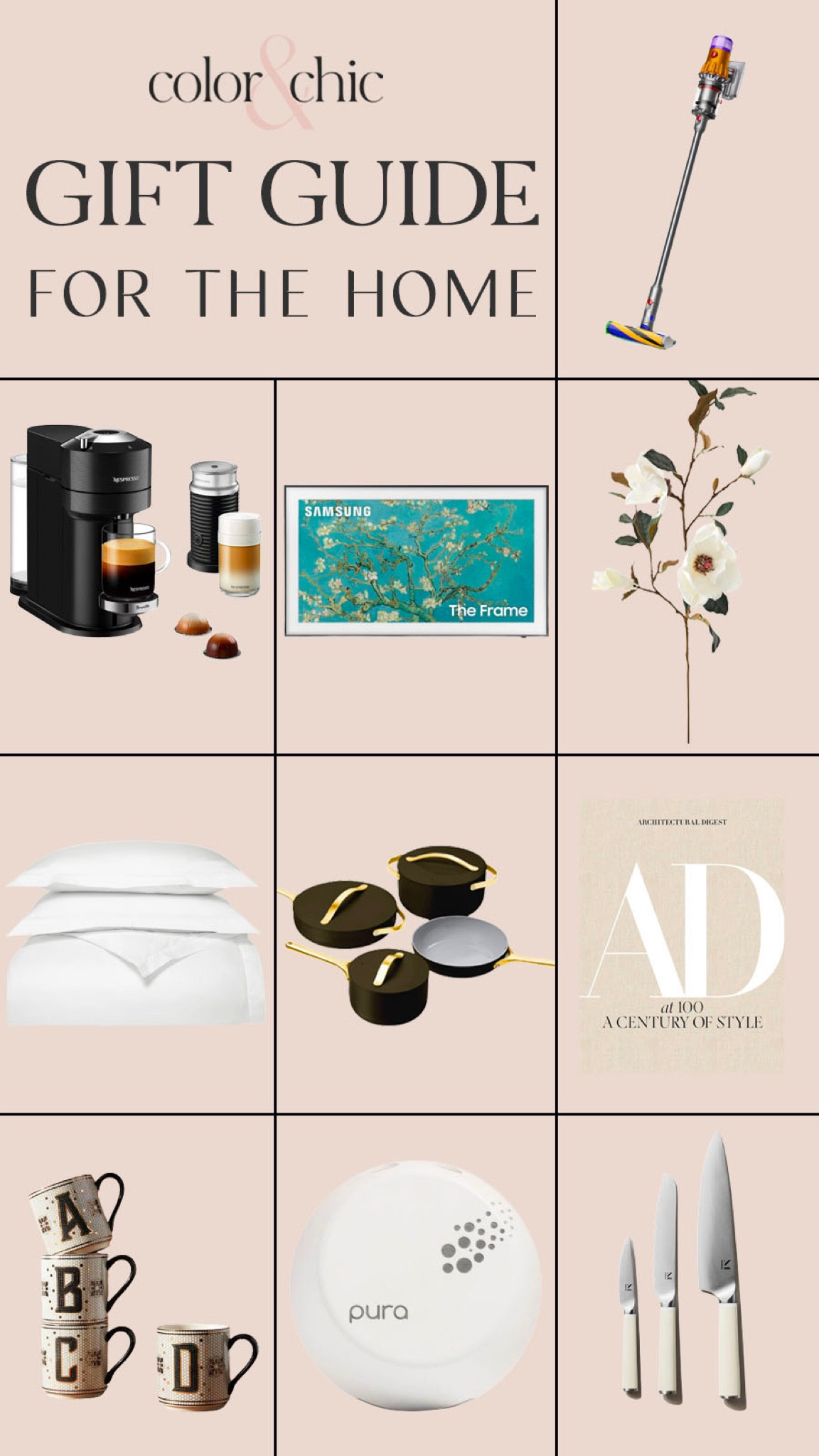 Holiday gift guide for the home! Home items that I absolutely love including nespresso, Dyson, frame tv and more! 

#LTKhome #LTKHoliday #LTKGiftGuide