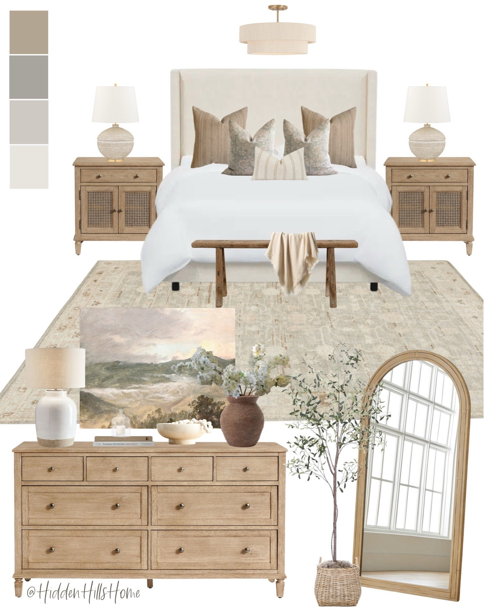 Master Bedroom Decor, bedroom mood board, home decor, bedroom design ideas, bedroom inspiration #bedroom

#LTKHome #LTKSaleAlert #LTKSeasonal