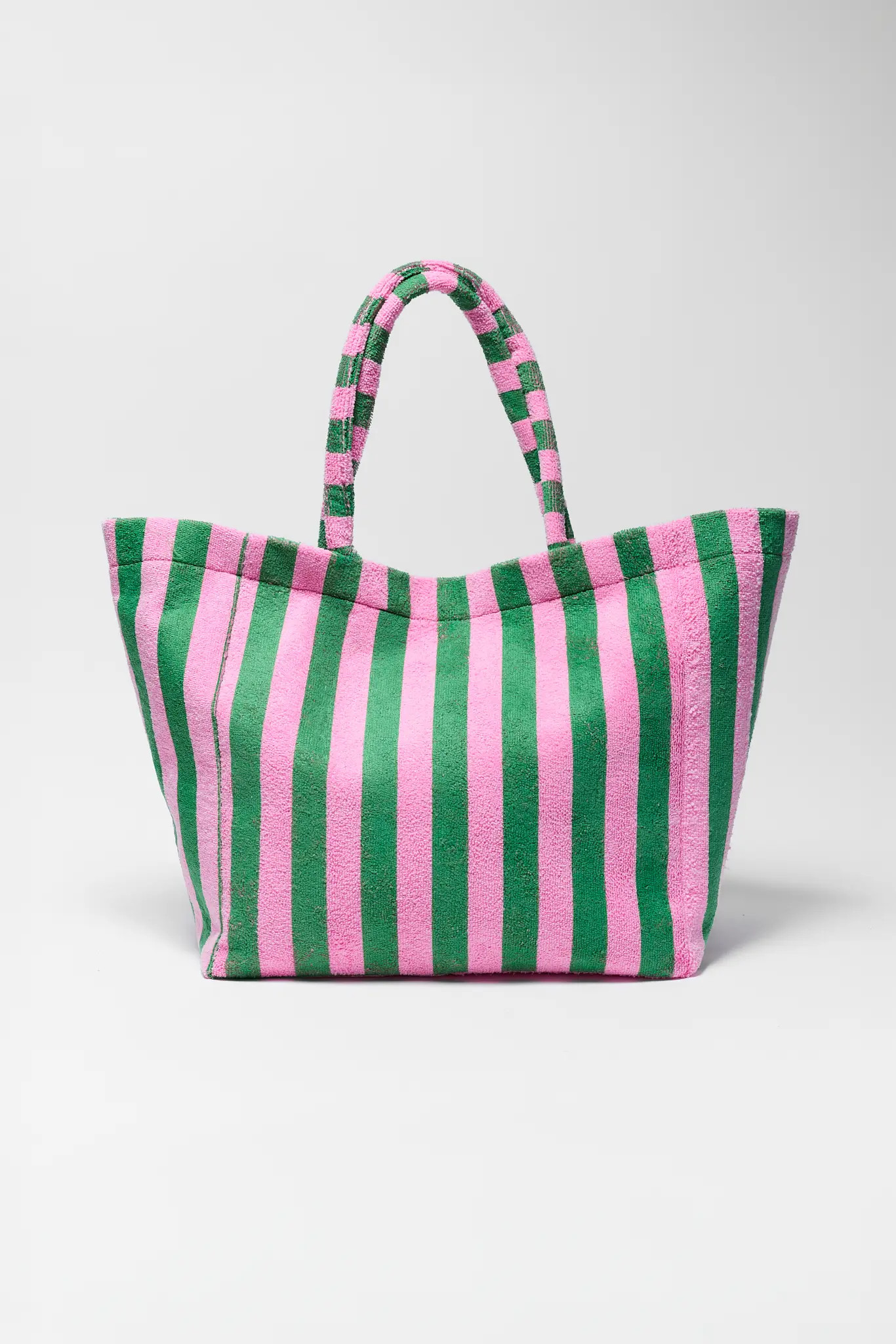 Striped Terry Cloth Tote Bag | Avara