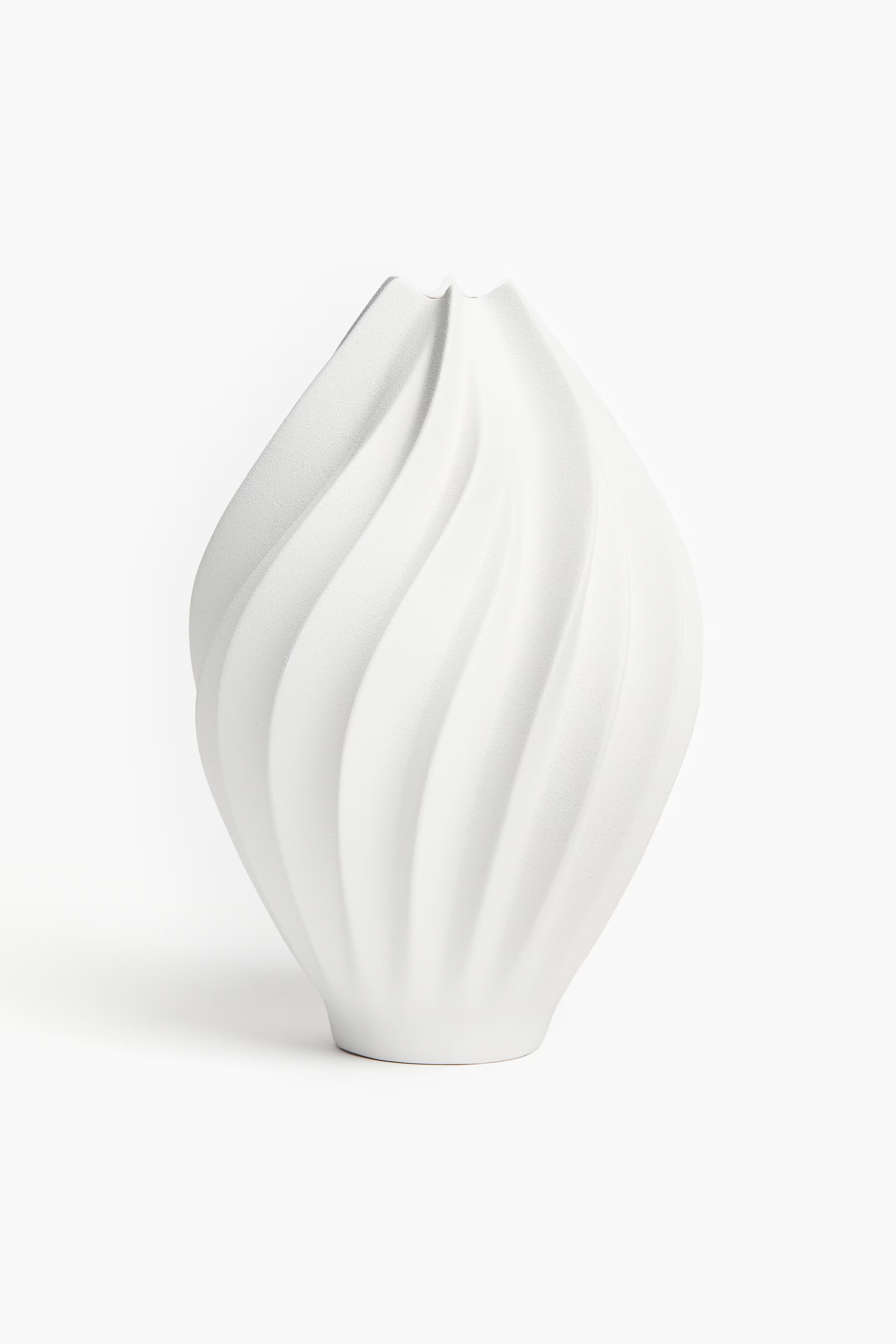Large Stoneware Vase - White - Home All | H&M US | H&M (US + CA)