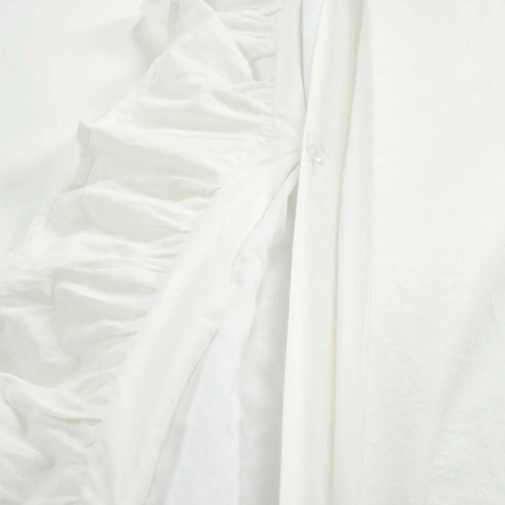 Ella Ruffle Lace 100% Cotton Duvet Cover 3 Piece Set | Lush Decor