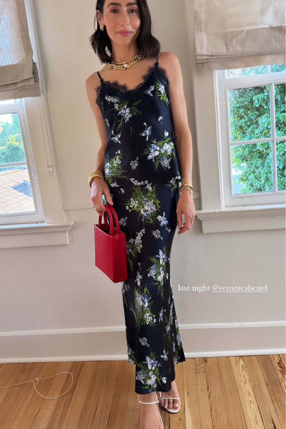 Last night with Veronica Beard ❤️