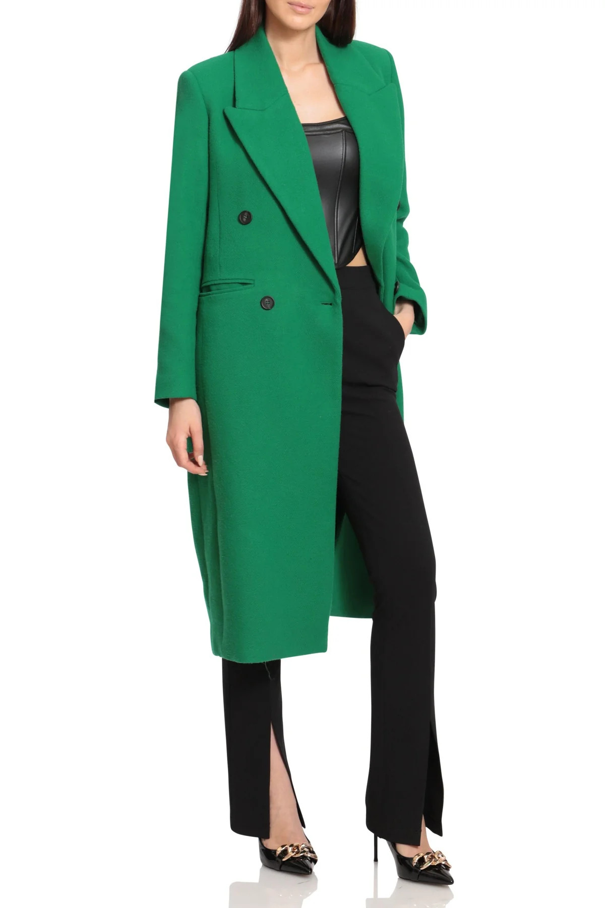 Structured Double-Breasted Overcoat | Avec Les Files