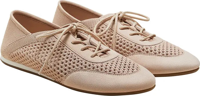 Round-Toe Lace-Up Mesh Sneakers | Nordstrom