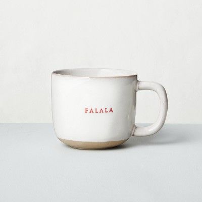 'Fa-la-la' Stoneware Holiday Mug - Hearth & Hand™ with Magnolia | Target
