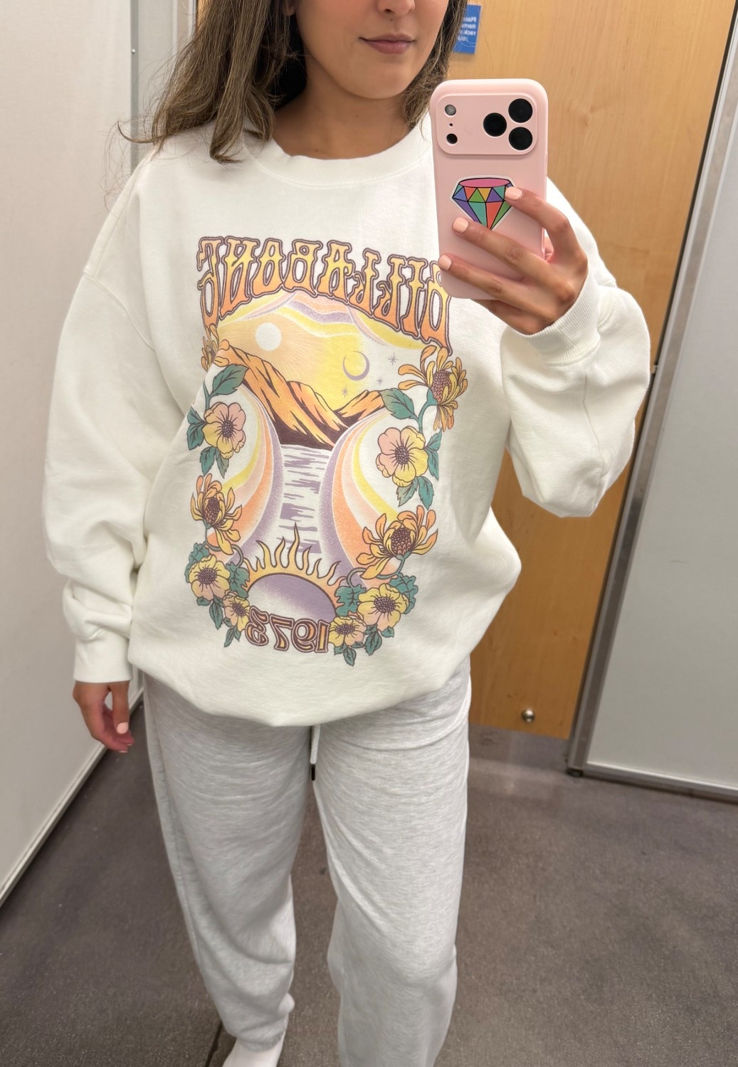 Cutest sweater I would suggest you try on your   normal size I sized up. 

#LTKgrwm #LTKootd #LTKdayinmylife