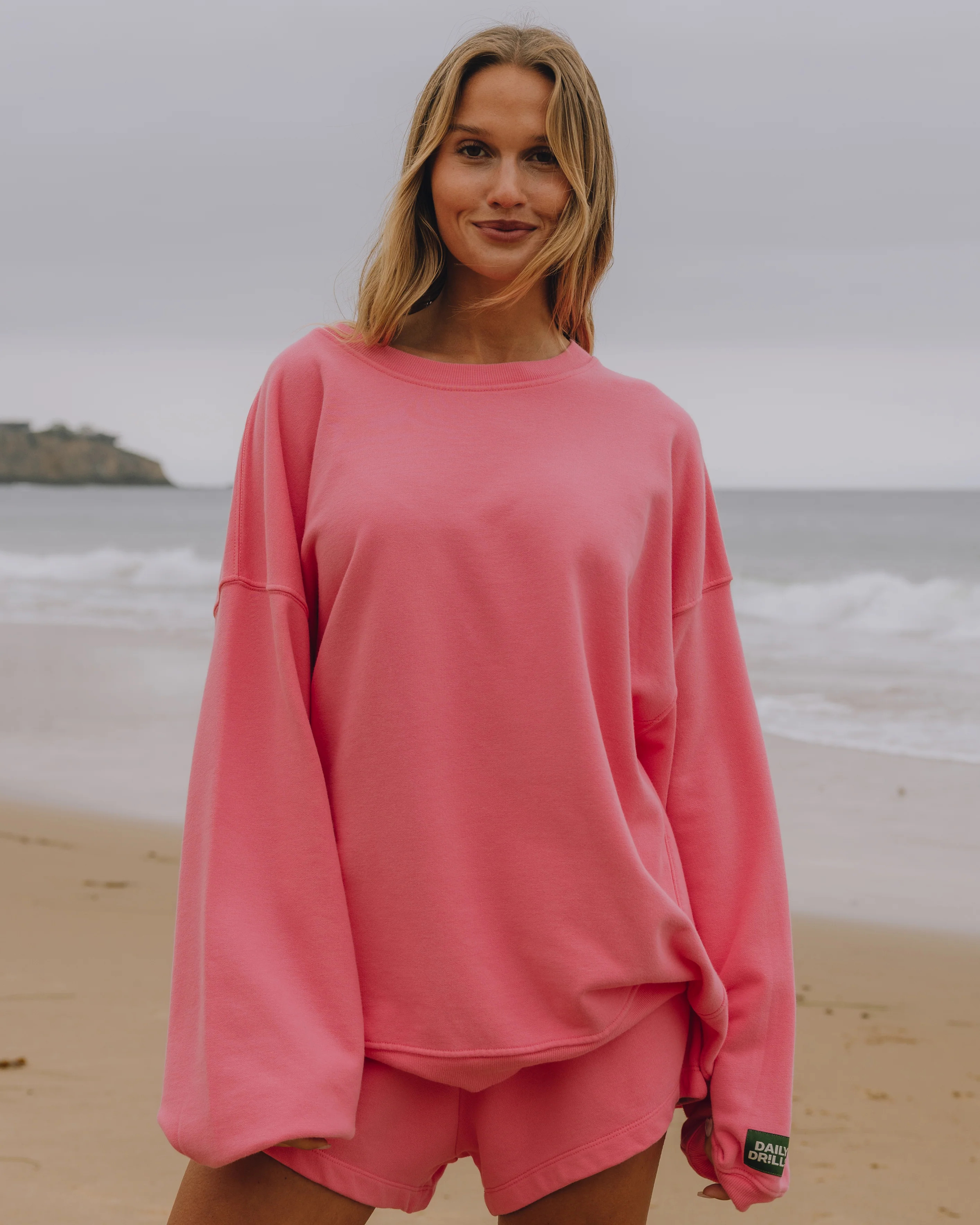 Unisex Oversized Crew - Cheeks | Daily Drills LLC