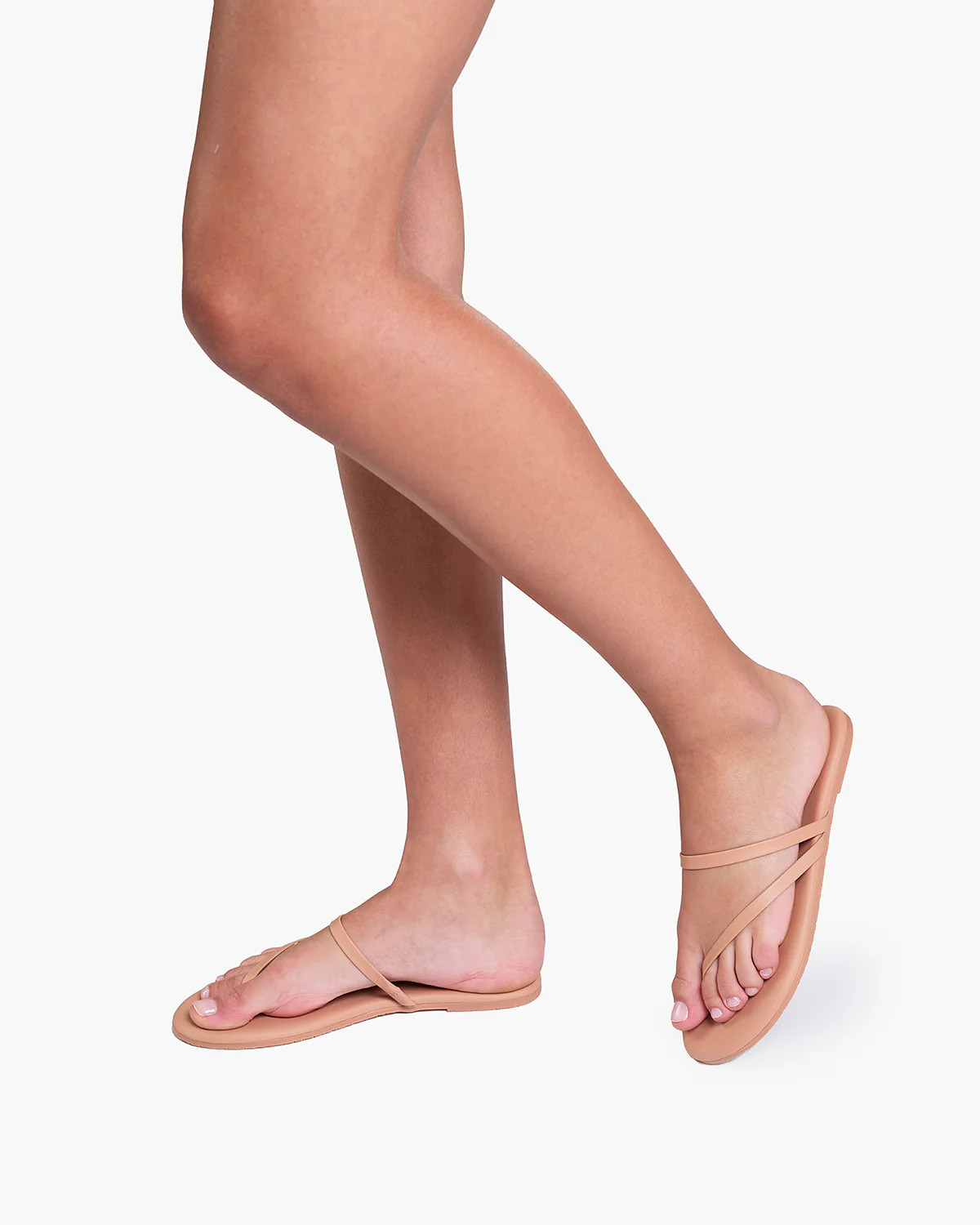 TKEES Sarit Leather Sandals in Pout | TKEES