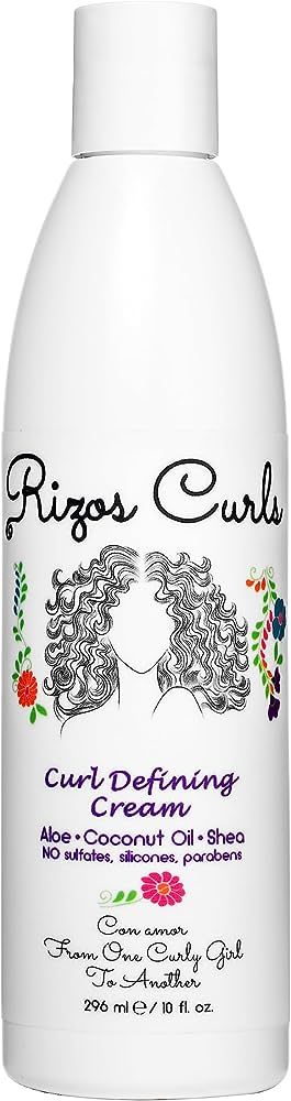 Rizos Curls Curl Defining Cream for Curly Hair. For Defined, Bouncy, Shiny, Frizz-Free, Voluminou... | Amazon (US)