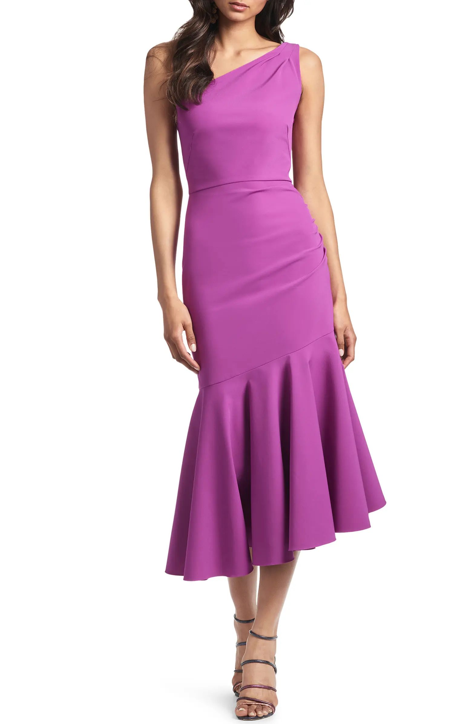 Tori One-Shoulder Asymmetric Cocktail Dress | Nordstrom