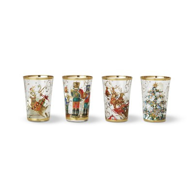 'Twas the Night Before Christmas Mixed Tumblers, Set of 4 | Williams-Sonoma