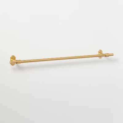 24" Classic Metal Towel Bar Brass Finish - Hearth & Hand™ with Magnolia | Target