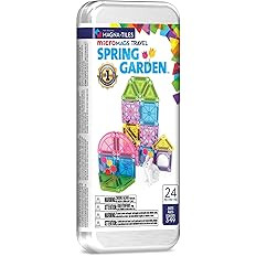 Magna-Tiles microMAGS 24-Piece Spring Garden Travel Set, The Original Magnetic Building Brand | Amazon (US)
