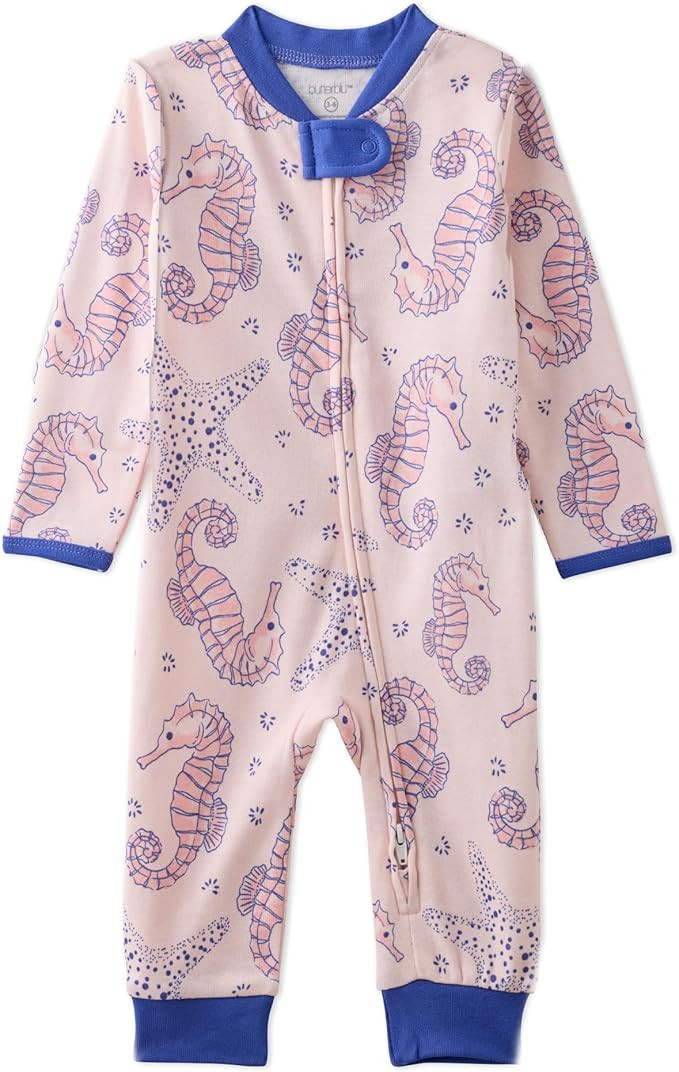 Butterblu Shadow Sleep & Play Baby Pajamas 100% Organic Cotton Two Way Zipper Sleeper Pajamas for... | Amazon (US)