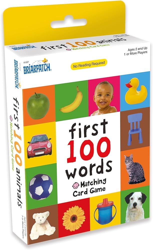 Briarpatch | First 100 Words Matching Travel Kids Early Learning Card Game Activities for Family ... | Amazon (US)