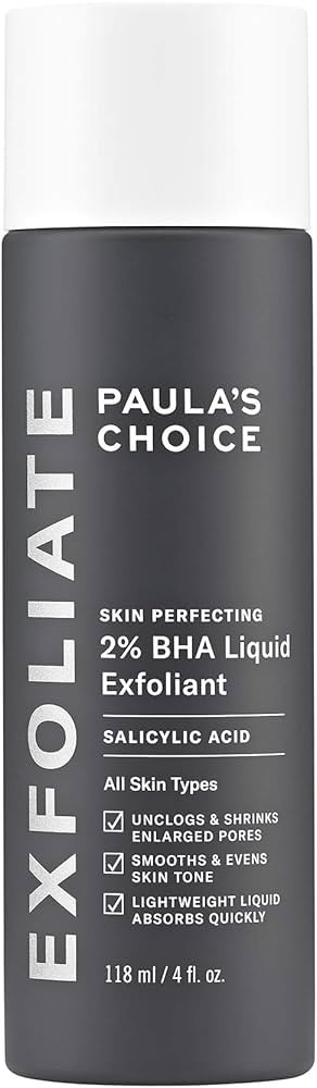 Paula's Choice SKIN PERFECTING 2% BHA Liquid Exfoliant with Salicylic Acid, Facial Polish for Enl... | Amazon (US)