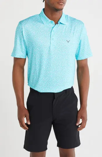 Callaway Linear Chevron Golf Polo in Blue Radiance at Nordstrom Rack, Size X-Large | Nordstrom Rack