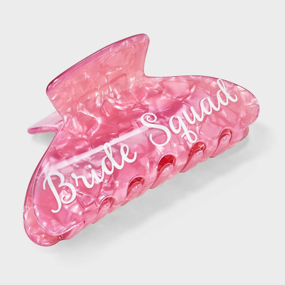 Bride Squad Hair Claw Clip - Pink | Target