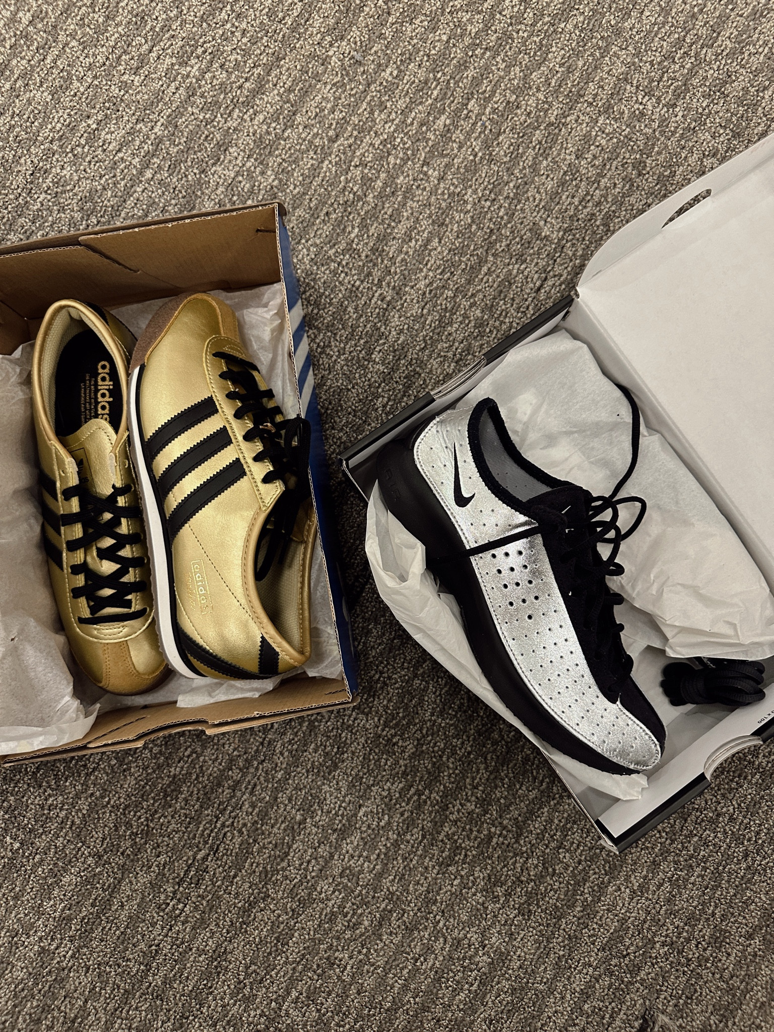 Metallic sneakers for any occasion 

#LTKActive #LTKootd #LTKMidsize