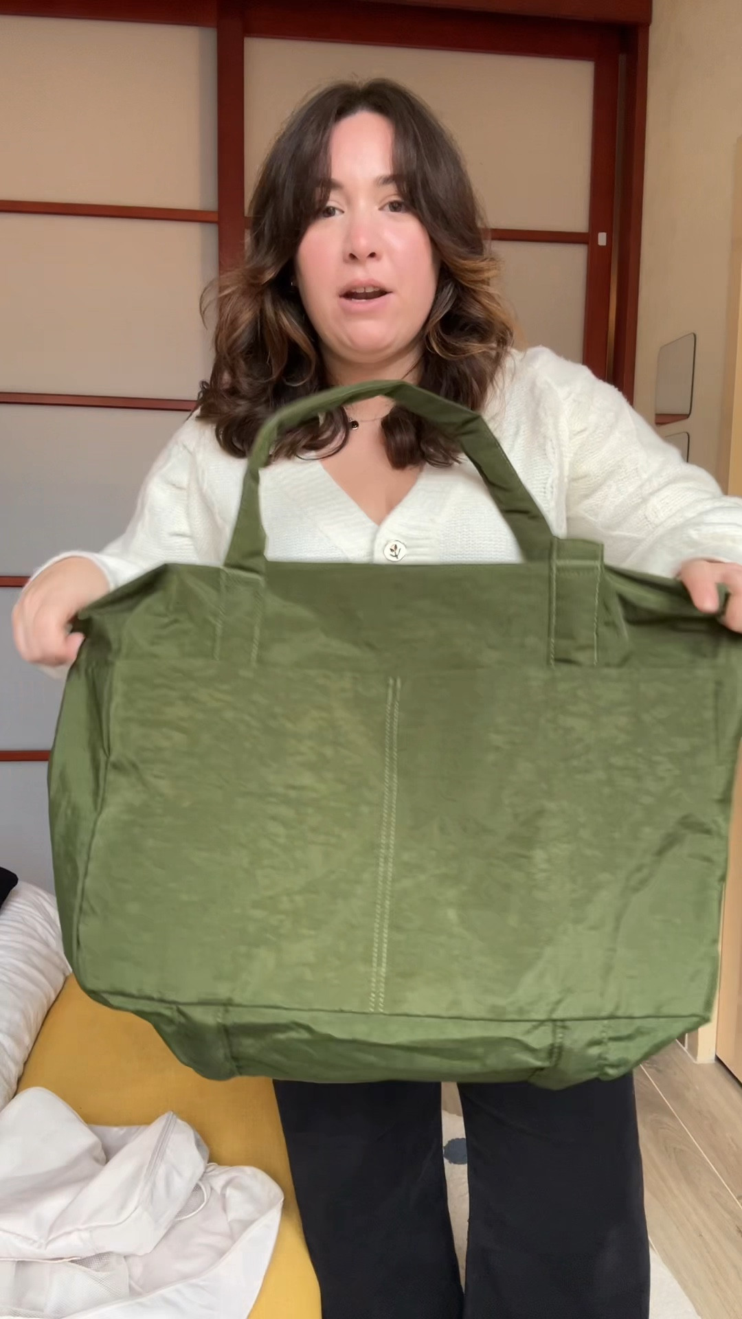 Baggu Small Cloud Carry-on - Leopard Luggage BAGGU Small Cloud