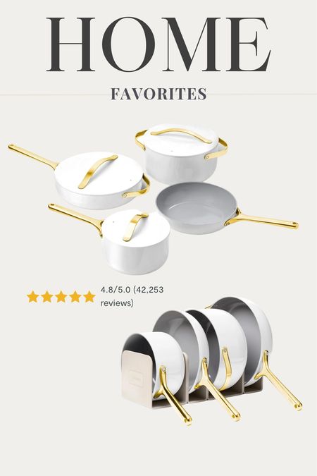 I am obsessed with this STUNNING set from Caraway! These are my absolute favorite pots & pans for the kitchen. 

#LTKHoliday #LTKGiftGuide #LTKhome