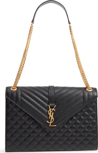 Large Envelope Calfskin Shoulder Bag | Nordstrom