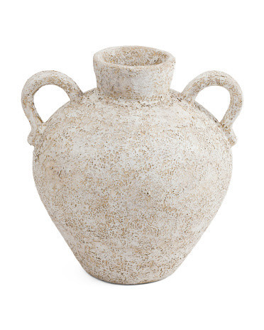 27In Terracotta Jug Vase With Handles | TJ Maxx