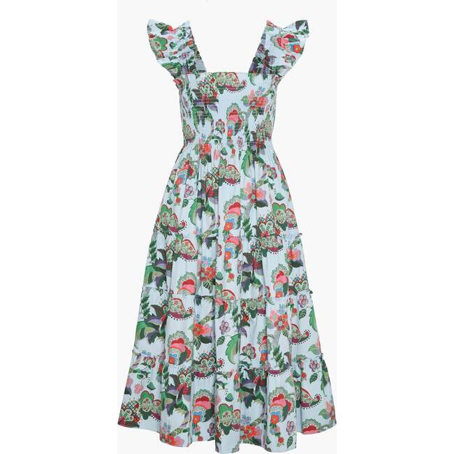 Hill House Home | The Ellie Nap Dress, Light (Blue Jungle Floral, Size Medium) | Maisonette | Maisonette