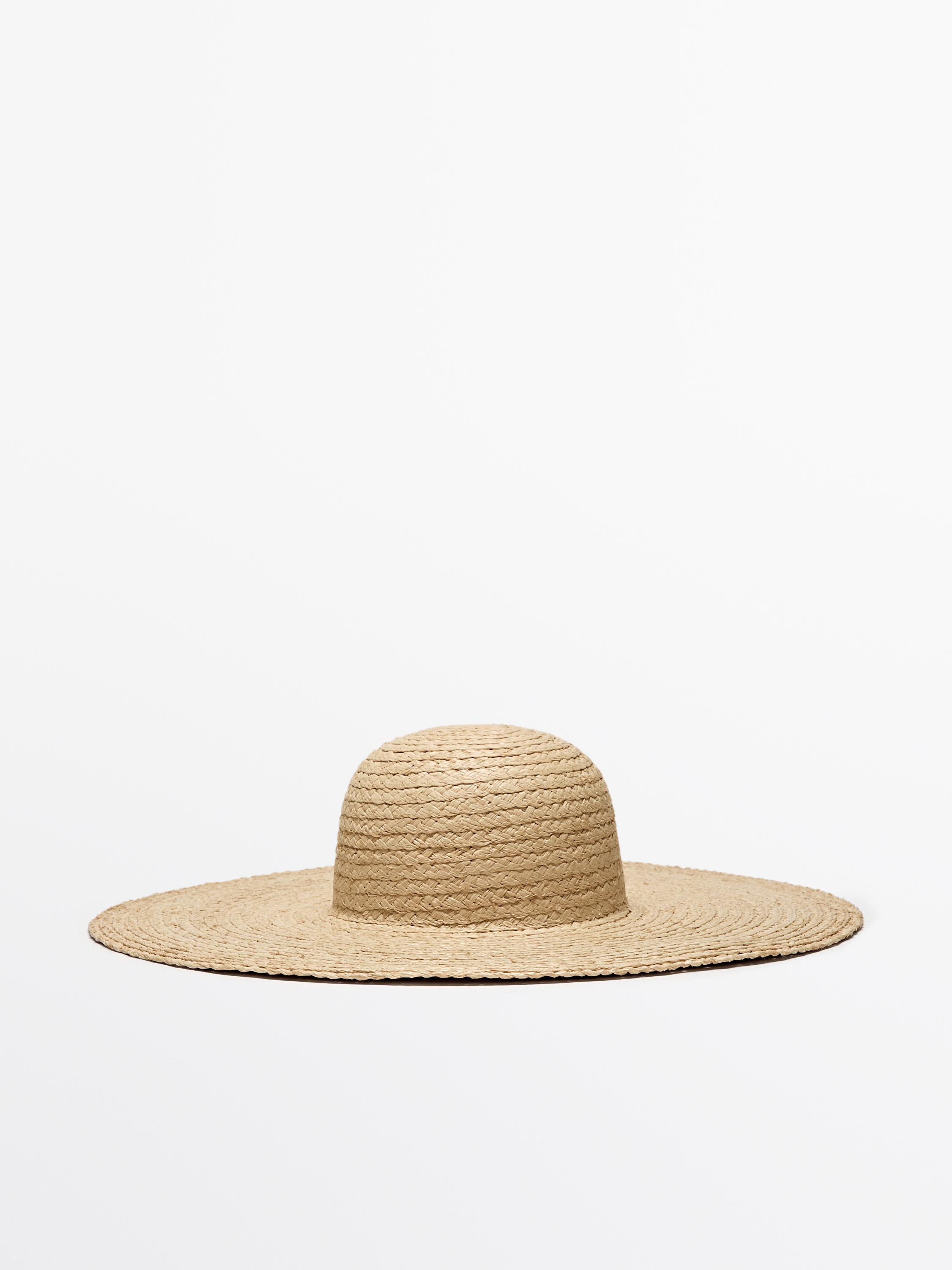 Raffia floppy hat | Massimo Dutti UK