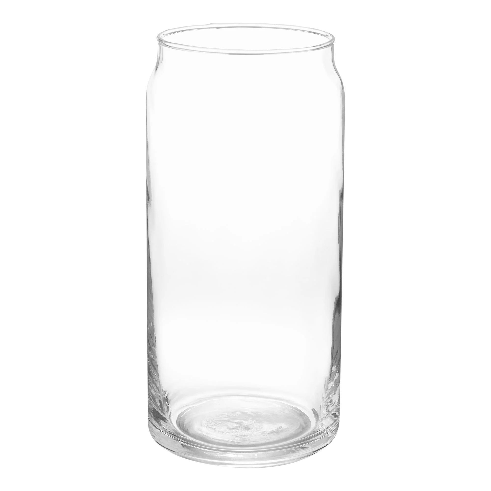 Mainstays 20-Ounce Clear Can Shaped Drinking Glass | Walmart (US)