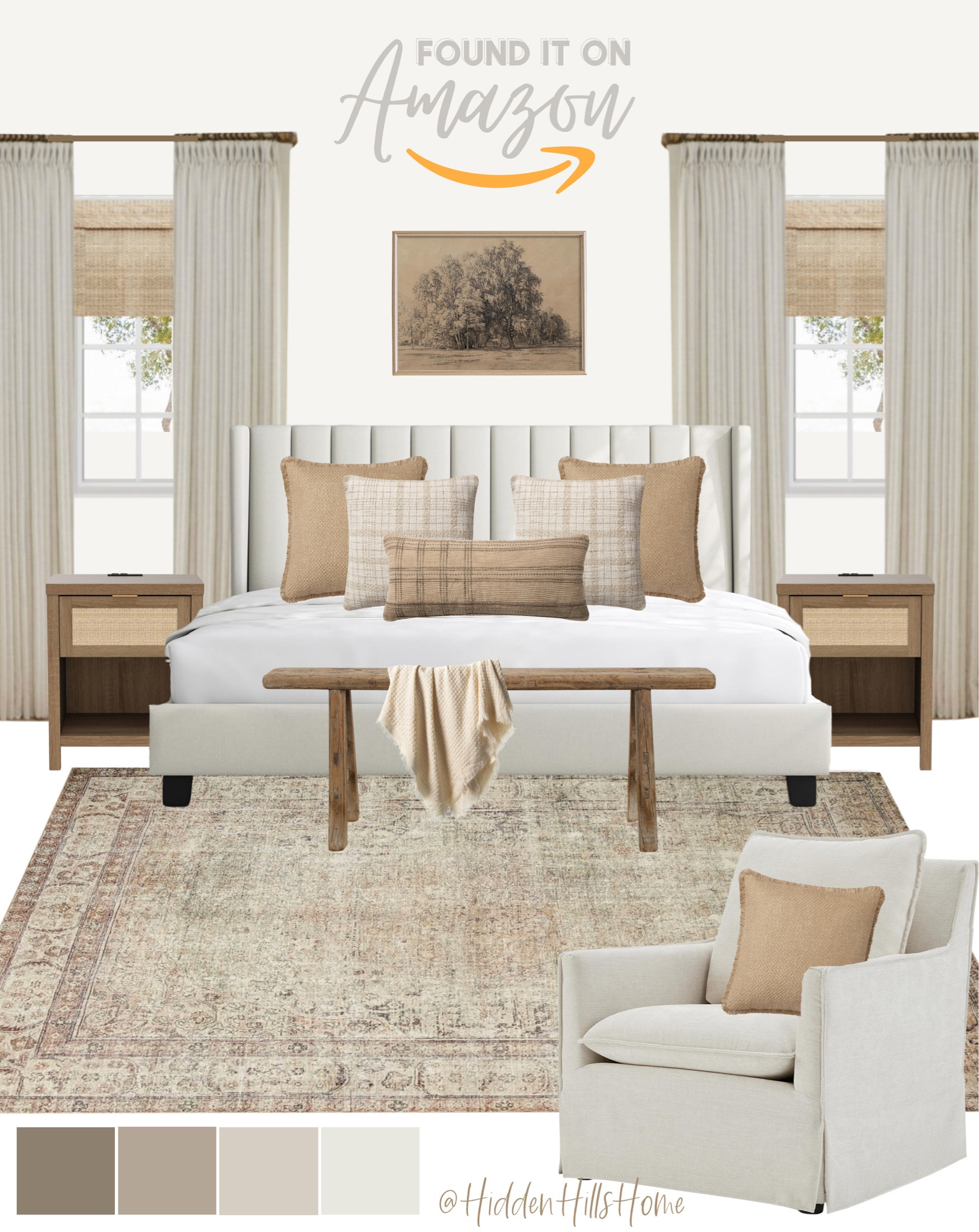 Amazon bedroom decor, amazon home decor finds, amazon bed, amazon nightstands, affordable bedroom mood board #bedroom

#LTKsalealert #LTKhome #LTKstyletip