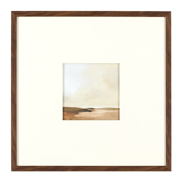 Glass Framed Dark Plain Wall Art, 22" | At Home