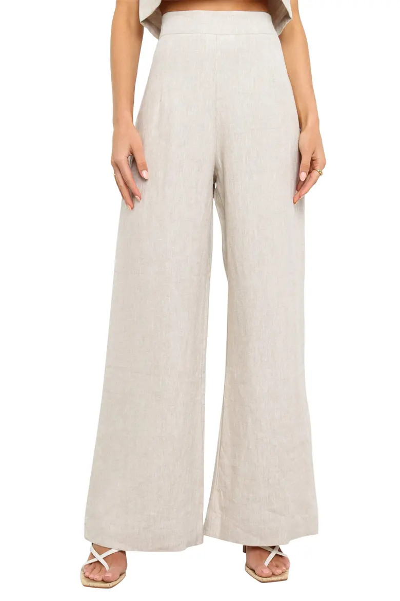 Devlin Linen Wide Leg Pants (Women) | Nordstrom | Nordstrom
