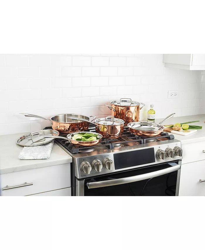 Copper Tri-Ply 8-Pc. Cookware set | Macys (US)