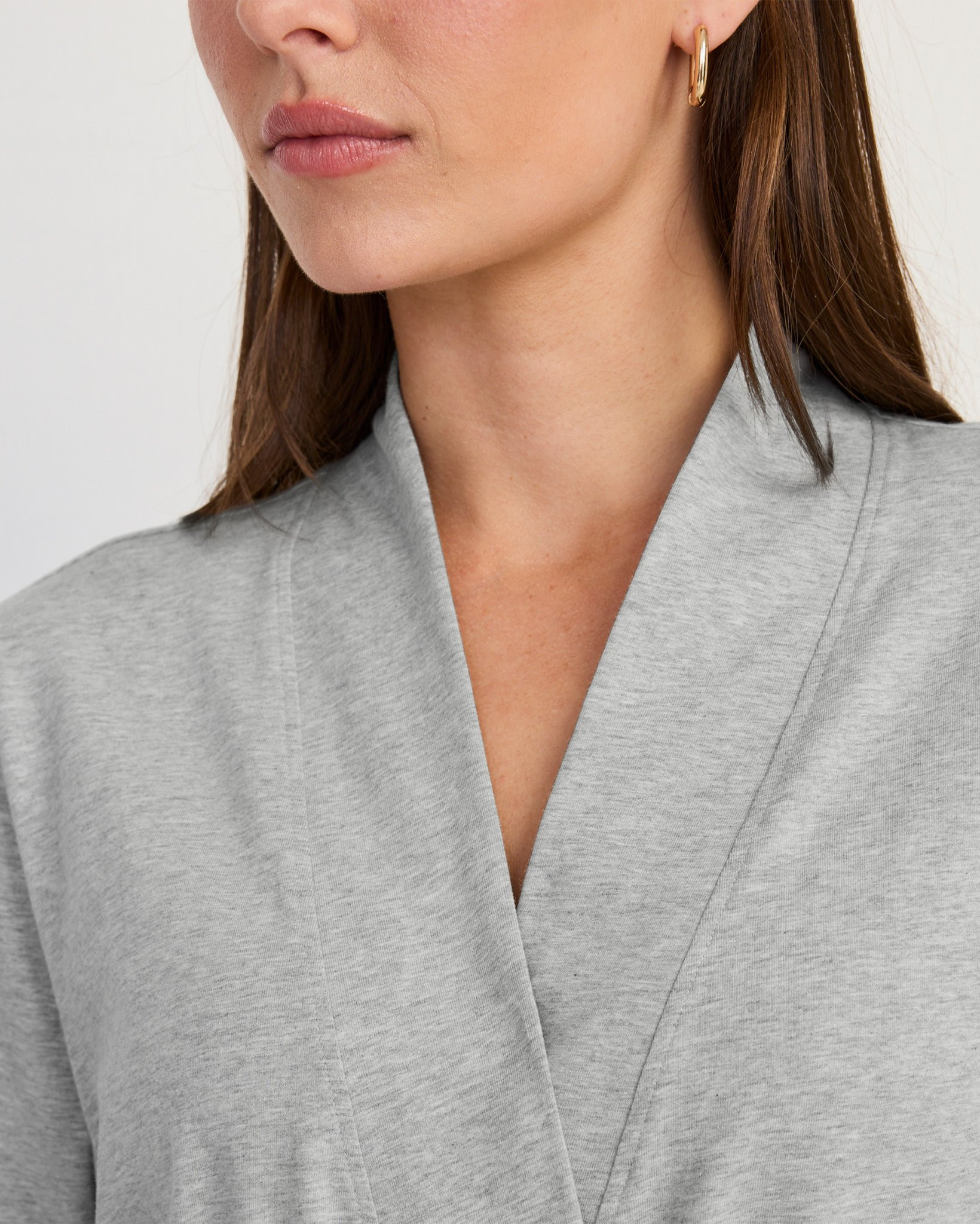 Organic Cotton Stretch Loungewear Robe | Jockey