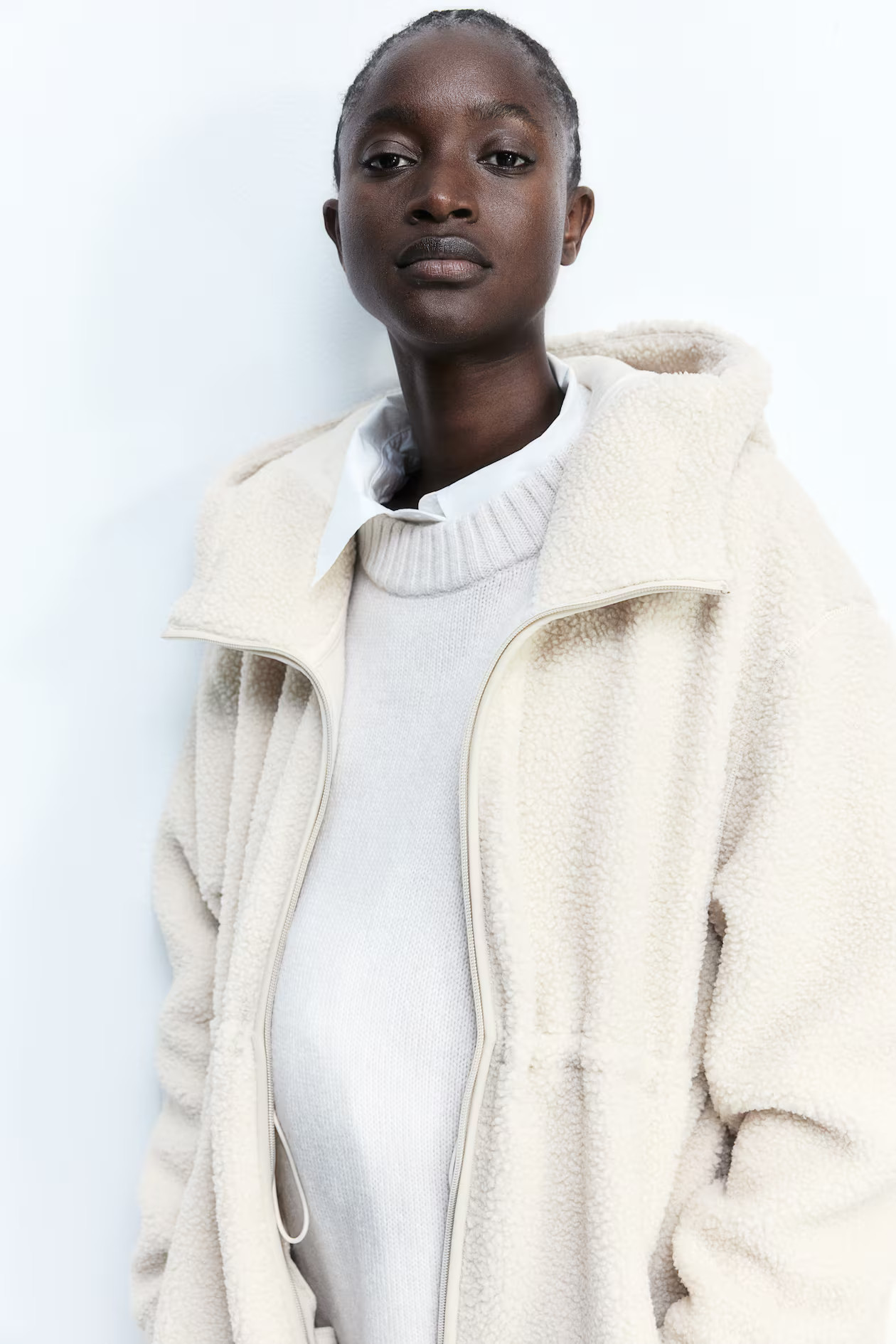 MAMA Before & After Teddy Fleece Jacket | H&M (US + CA)