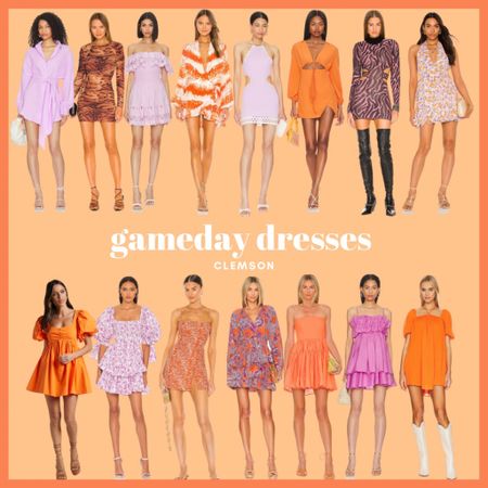 Gameday dresses for Clemson! 

football season, acc, acc gameday, clemson, clemson gameday, clemson university, gameday inspo, purple dresses, orange dresses, mini dresses

#LTKBacktoSchool #LTKsalealert #LTKstyletip