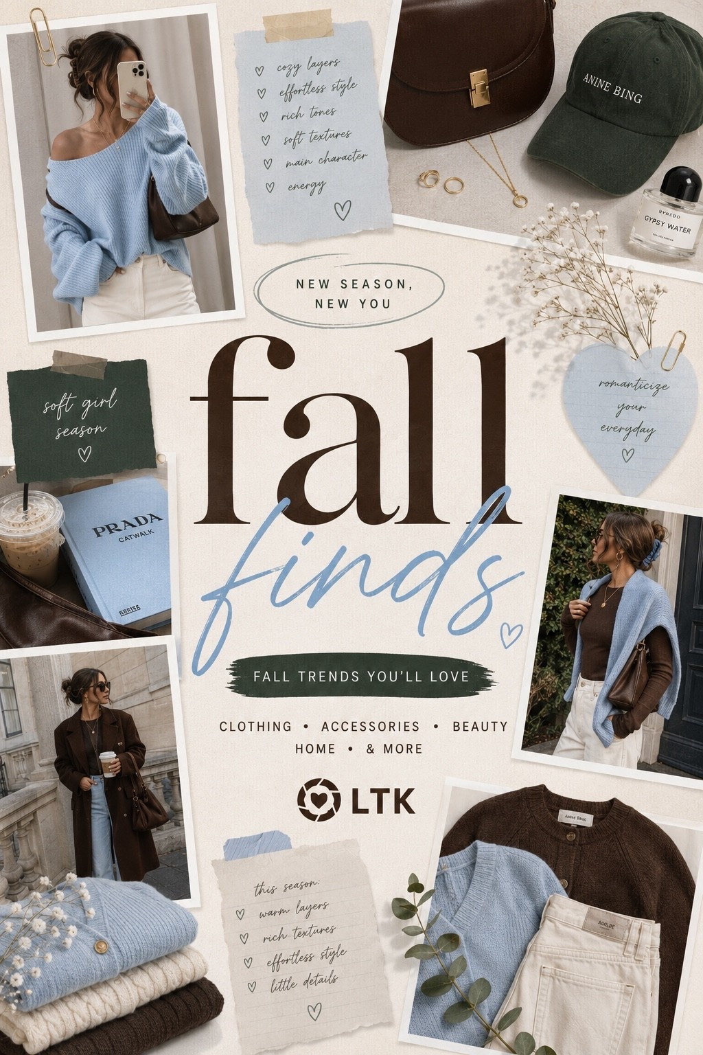 fall finds 🍂🩵 the fashion trends on my wishlist this season — think cozy knits, chic layers, rich chocolate brown, deep forest green + pops of baby blue. sharing all my favorite fall outfits, sweaters, jackets, shoes, bags & accessories for an easy fall wardrobe refresh 🤎🌲

#FallFashion #FallOutfits #FallStyle #FallTrends #FallFashion2026 #FallWardrobe #FallFinds #LTKFashion #LTKFinds #AutumnStyle #SweaterWeather #FallOutfitIdeas