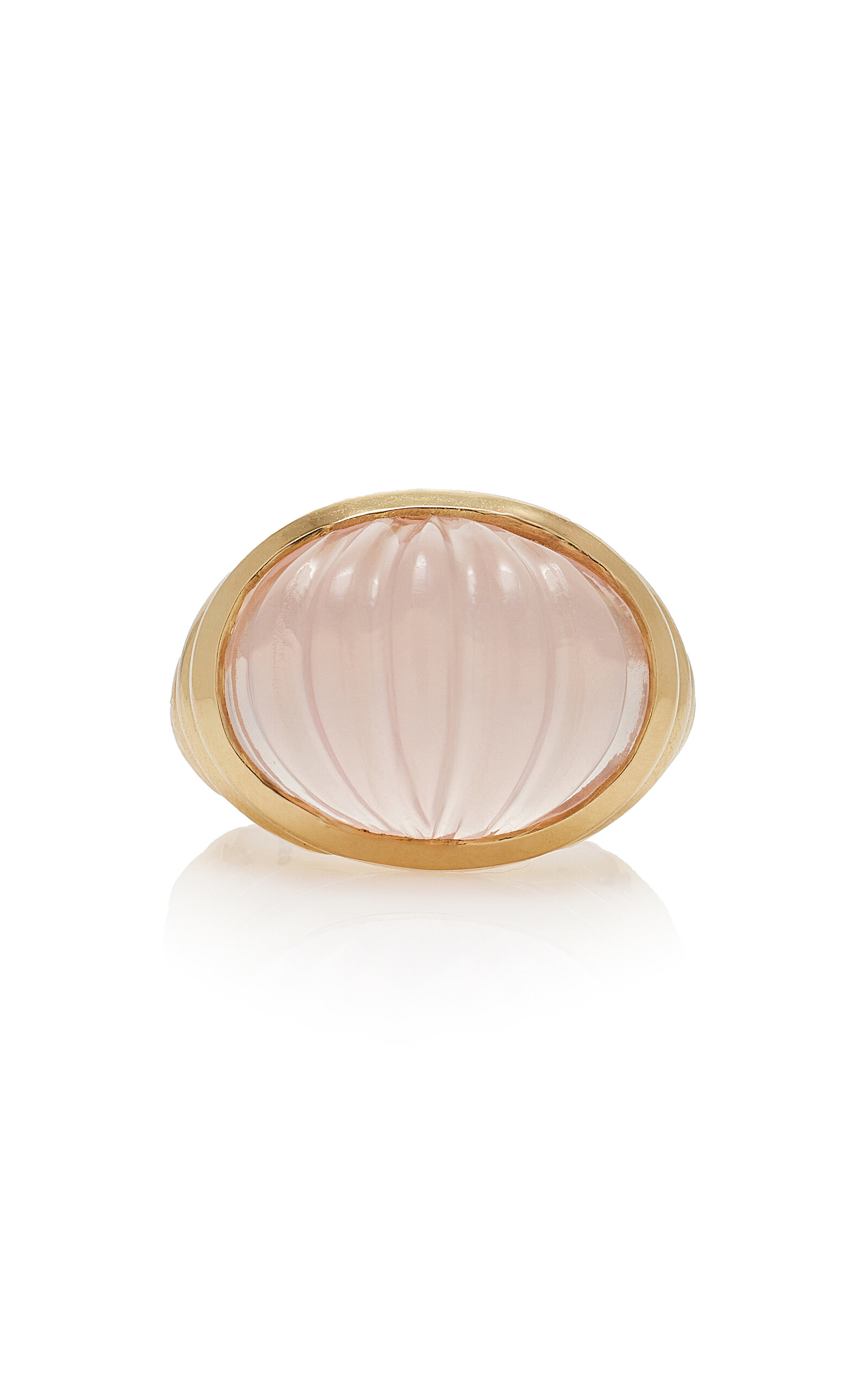 Yam 18K Yellow Gold Quartz Ring | Moda Operandi (Global)
