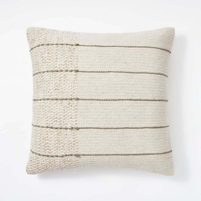 Textured Asymmetric Striped Throw Pillow -Threshold™ designed with Studio McGee | Target