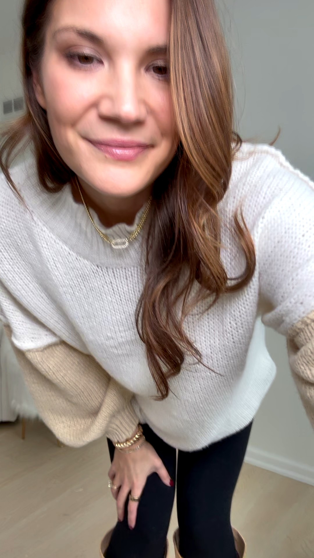 I love a cozy neutral sweater after the holidays! I love the ballooning on the sleeve with the exposed seam detailing! I stuck with my regular size large so no need to size up! 

Sweater, Neutral sweater, Winter fashion, Winter finds, Cold weather outfits, Neutral outfits, Tall girl approved, Stang and co 

#LTKTall #LTKSeasonal #LTKootd