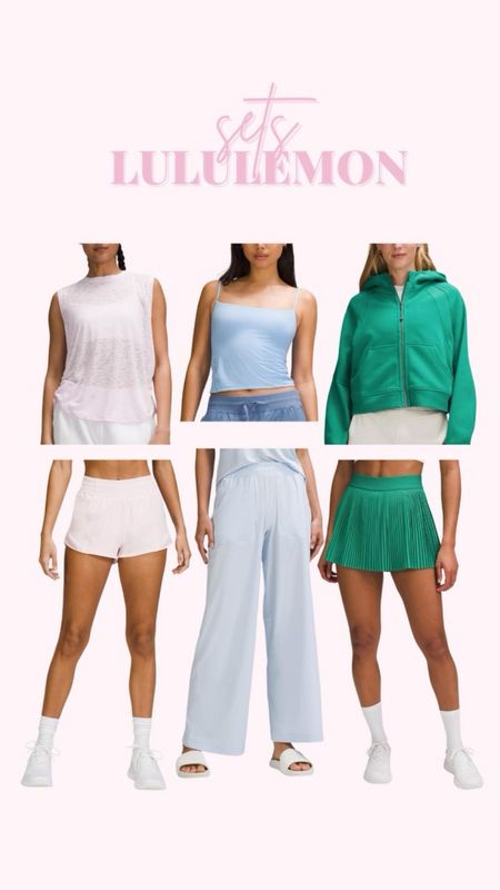 Obsessed with these lululemon sets! Lululemon fashion / matching sets / summer activewear / lululemon outfit inspo / activewear 

#LTKStyleTip #LTKSeasonal #LTKFitness