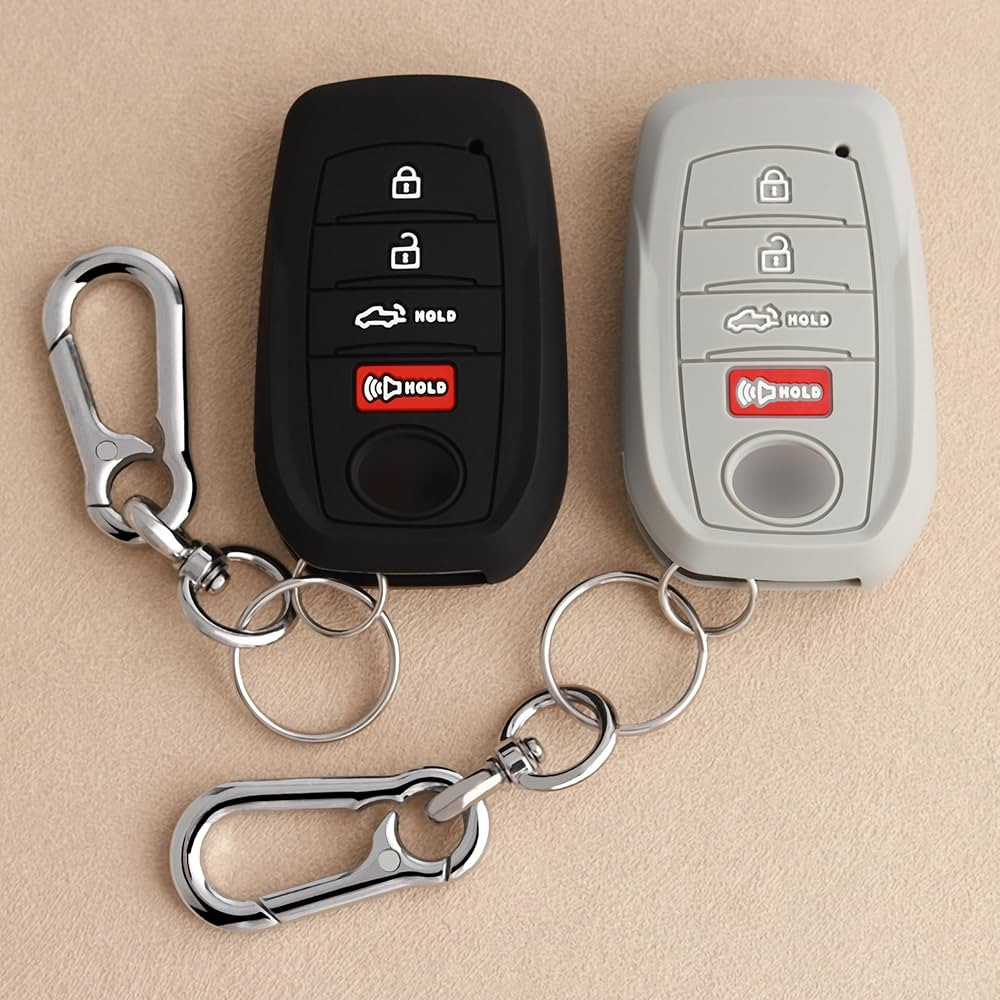 TANDRIVE Key Fob Cover for Toyota 2026 2025 2024 Tacoma and 2026-2022 Tundra, 4-Button, Silicone,... | Amazon (US)