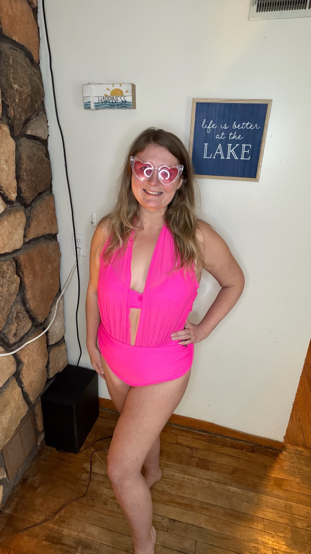Hot pink, body positive, and such a fun summer find 💕 I love that this swimsuit gives you multiple ways to style the top, so it feels like more than one look in one. Bright, flattering, and vacation-ready.

#LTKMidsize #LTKootd #LTKSwim