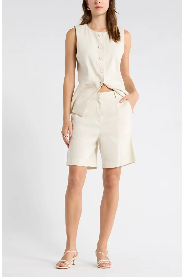 Pleat Front Trouser Shorts (Women) | Nordstromrack | Nordstrom Rack