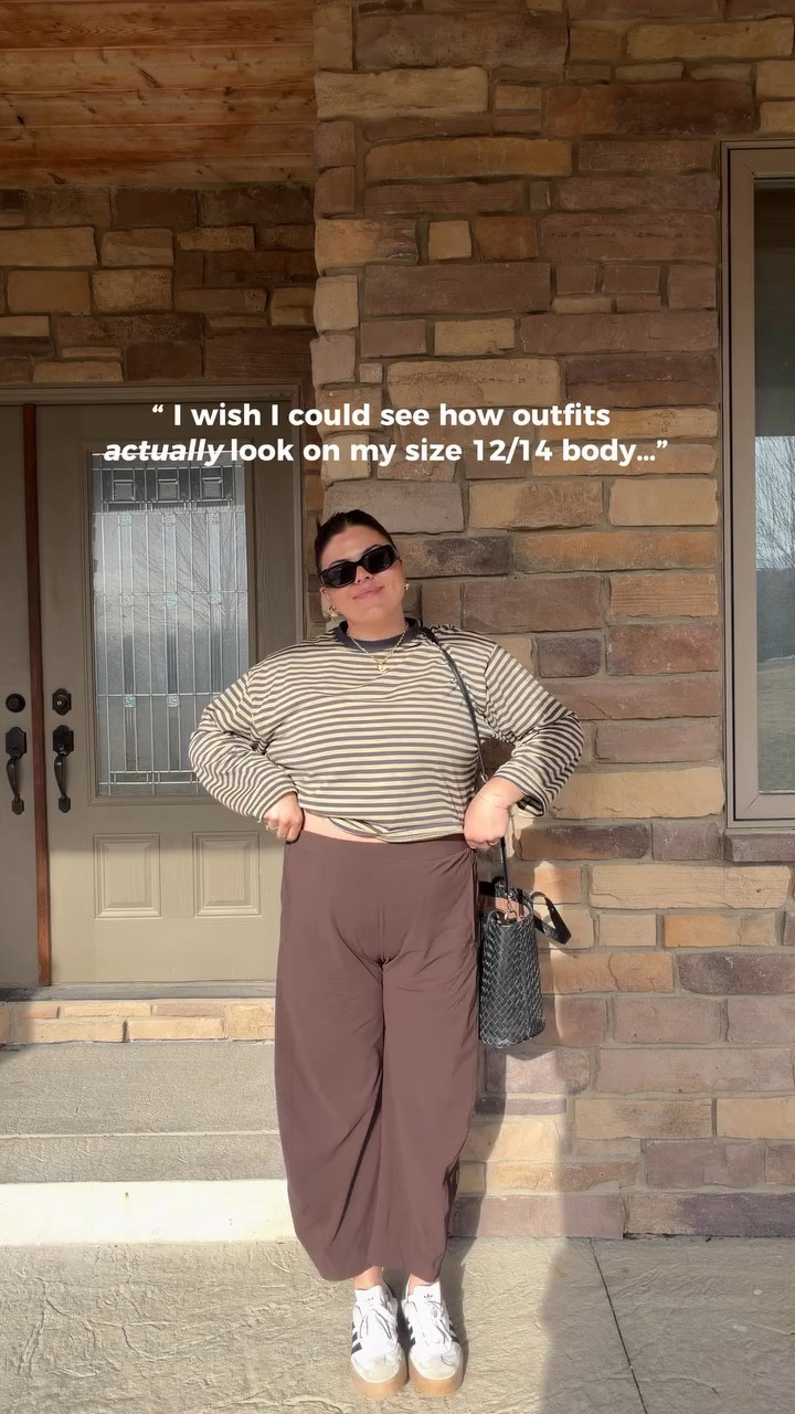 this is for every girl who’s ever tried on an outfit that looked amazing on a smaller creator and then felt like 🗑️ when she put it on and went about her day (been there done that)

the mirror pic is the easy part. new series. because you deserve a fit check that actually looks like your life. follow so you don’t miss the next one. 🤍

Always get fit details when you comment need or ootd - because I 🫶🏼 to help you find clothes that make you feel confident 😘 

…..
Size 14 outfits, spring outfits, midsize mom