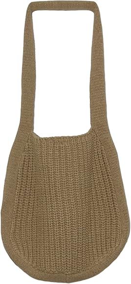 Hobo Knit Crochet Tote Bag for Women Handmade Woven Aesthetic Women's Cute Casual High Capacity S... | Amazon (US)