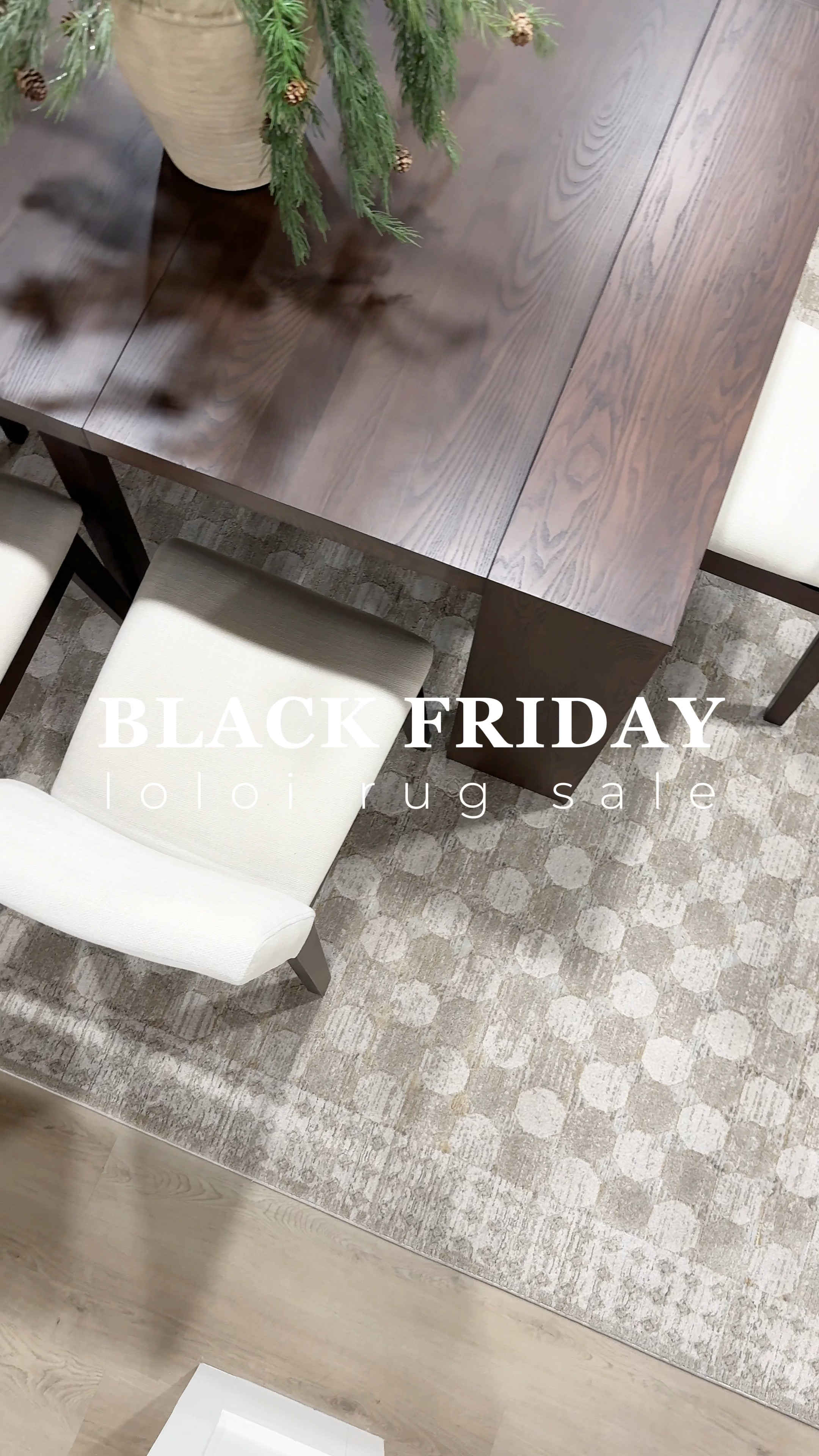 This is not a drill! My new rug is over 50% off!! 

I think I have found the perfect neutral rug! This Amber Lewis x Loloi Cali Taupe is a 7’10 x 10’ and it is perfect for our dining space in our basement! So soft and obsessing over the fringe detail ✨ 

@amberinteriors  #amberlewisxloloi @loloirugs #LoloiBFCM2024 
#BlackFridayDeals
#RugGoals
#HomeDecorLover
#InteriorInspo
#RugShopping
#HolidayDeals
#CozyVibes
#BlackFridayFinds
#HomeStyleInspo
#RugAddict
#RoomTransformation
#InteriorStyling
#ShopTheLook
#ModernRugs
#BlackFriday2024
#RugLove
#HomeMakeover
#DesignYourSpace
#AffordableLuxury
#InteriorGoals
#HolidayShoppingSpree
#BlackFridayShopping
#ChicInteriors
#StyledSpaces
#RugDecor


#LTKCyberWeek #LTKHome #LTKSaleAlert