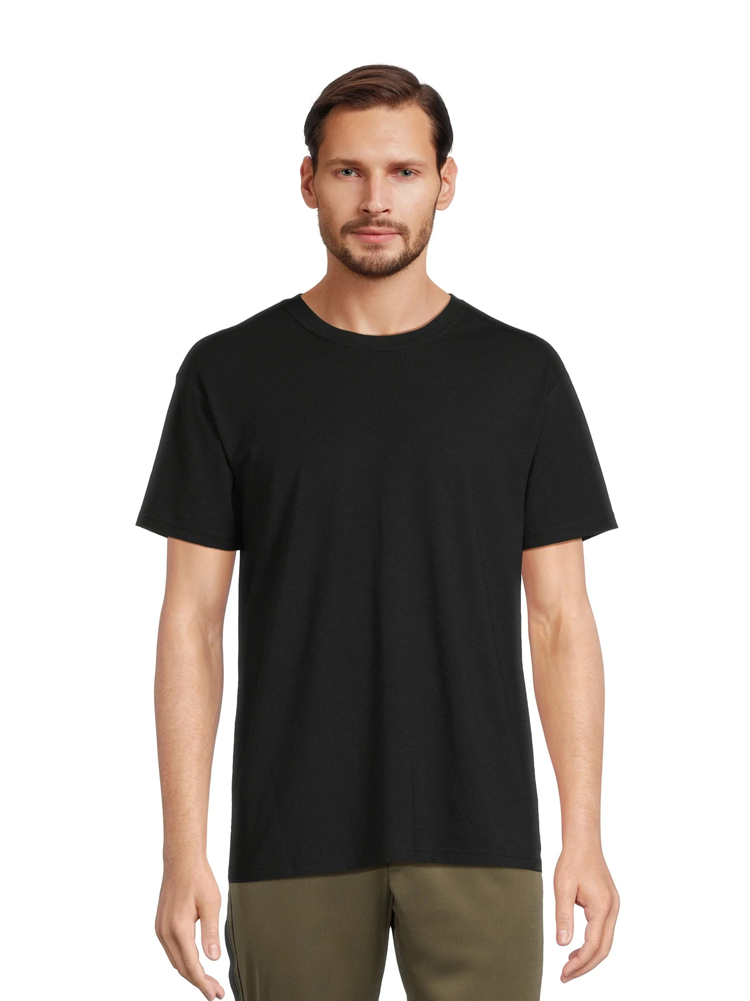 Athletic Works Men's Solid Tri-Blend T-Shirt with Short Sleeves, Sizes S-5XL | Walmart (US)